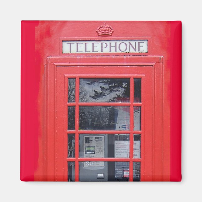 London Red Telefone Box Magnet (Vorne)