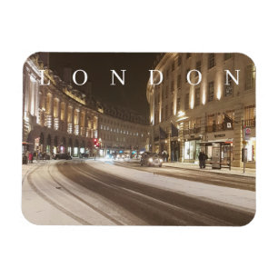 London Regent Street im Schneemagnet Magnet