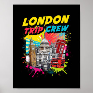London Reise Crew England Urlaub St Paul’s Tower Poster