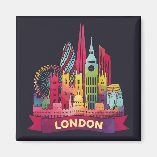 London - Reisen zu den berühmten Sehenswürdigkeite Magnet (Vorne)