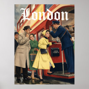 London Reiseplakat  Poster