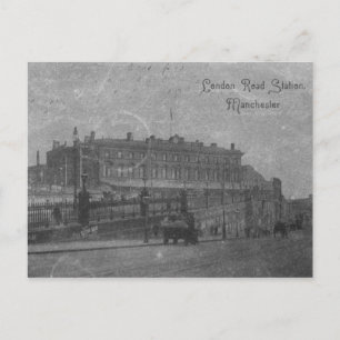 London Road Station, Manchester, c.1910 Postkarte