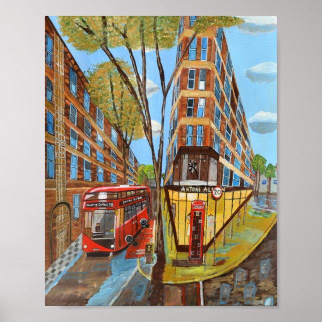 London Rosebery Avenue Poster (Vorne)