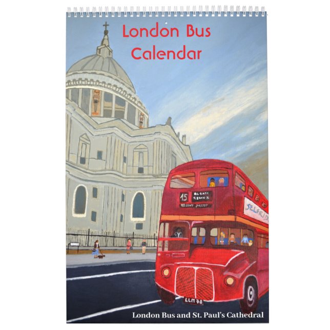 London Roter Bus Kalender  (Titelbild)