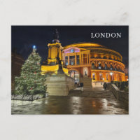 London Royal Albert Hall bei Nachtkarte