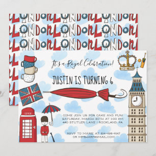 London ruft einladende Party Einladung