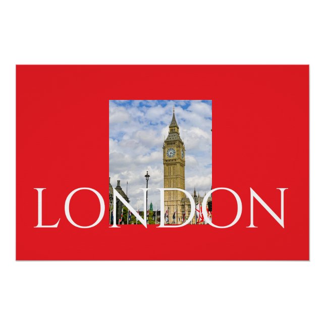 London ruft poster (Vorderseite)