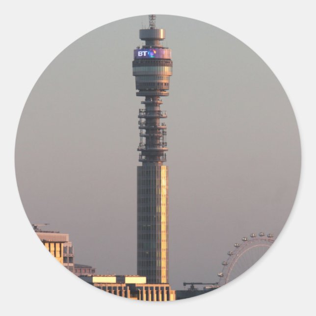 London Runder Aufkleber (Vorderseite)