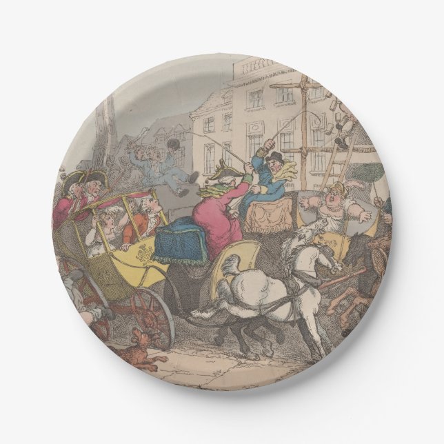 London - Rundpapier-Teller Pappteller (Vorderseite)