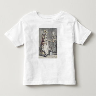 London-Schreie: Ein Milkmaid, c.1759 (Stift u. Kleinkind T-shirt