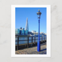 London Shard and Street Lamp