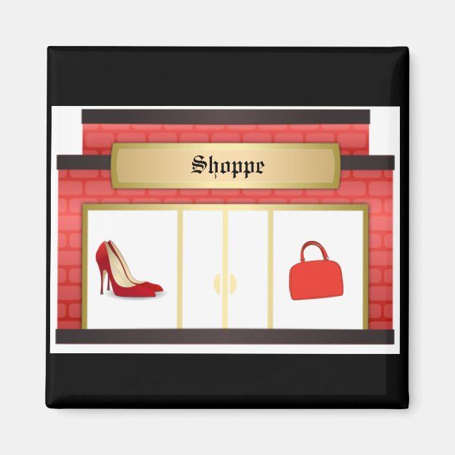 London Shopping Theme Magnet (Vorne)