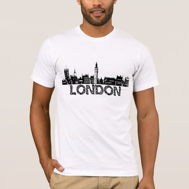 London-Silhouette T-Shirt (Vorderseite)