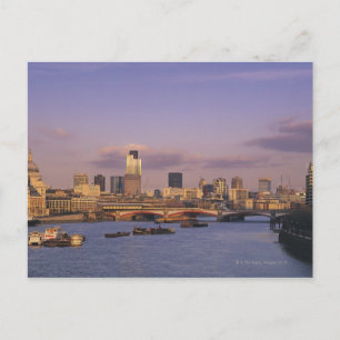 London Skyline 2 Postkarte