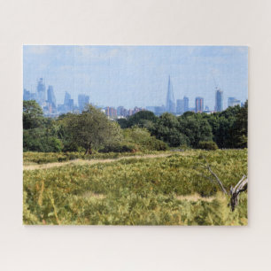 London Skyline aus Richmond Park - 16x20 Zoll Puzzle
