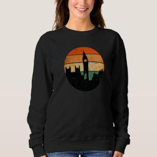 London Skyline Big Ben Palace Westminster Abbey Sweatshirt
