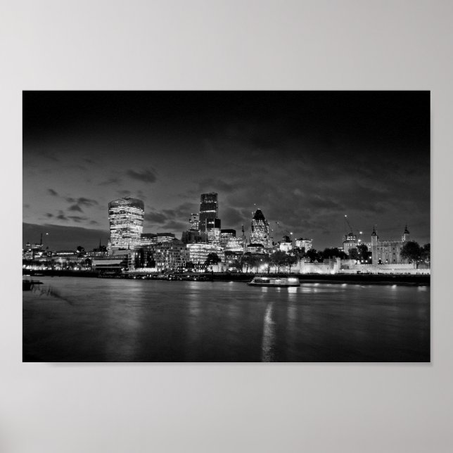London Skyline Cityscape Poster (Vorne)