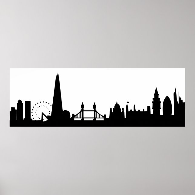 London Skyline Deko (Vorne)