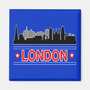 London Skyline Kühlschrankmagnet Magnet