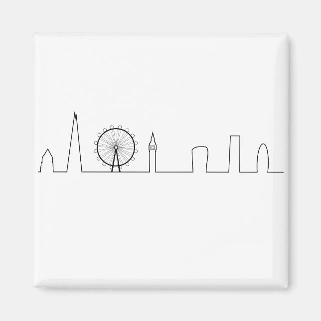 London Skyline Magnet (Vorne)