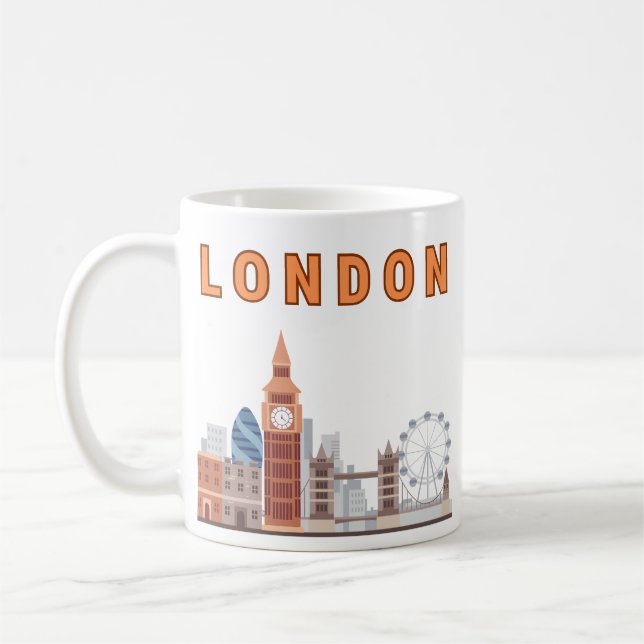 London Skyline Mug Kaffeetasse (Links)