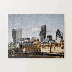 London Skyline Panorama Geschenkposter Puzzle