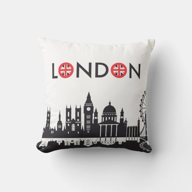 London Skyline Pillow Kissen (Vorderseite)