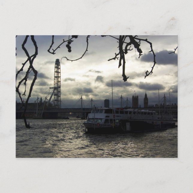 London Skyline Postcard Postkarte (Vorderseite)