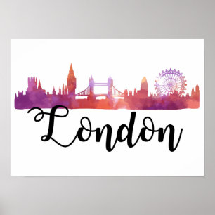 London Skyline Poster
