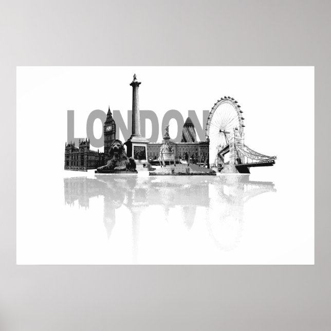 London Skyline Poster (Vorne)