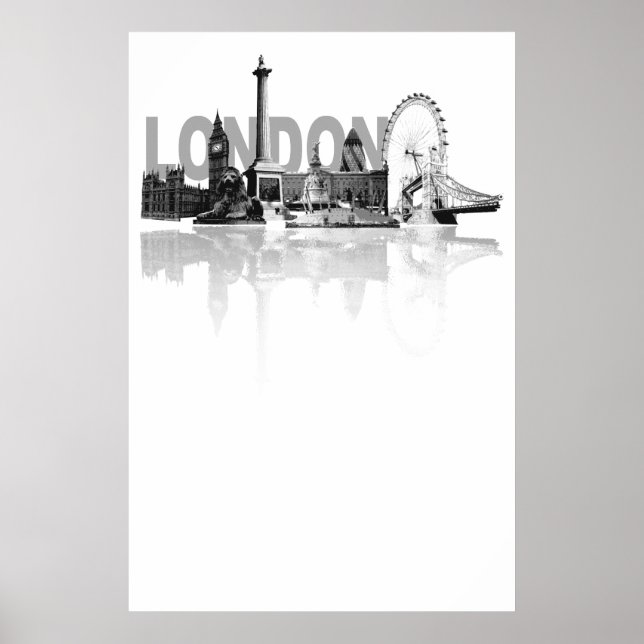 London Skyline Poster (Vorne)