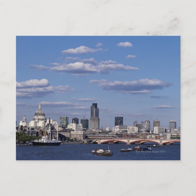 London Skyline Postkarte (Vorderseite)