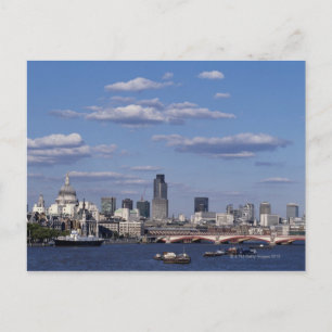 London Skyline Postkarte