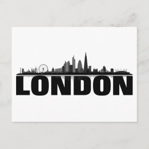London Skyline Postkarte