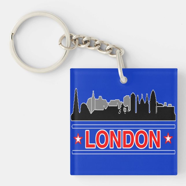 London Skyline Schlüsselanhänger (Vorderseite)