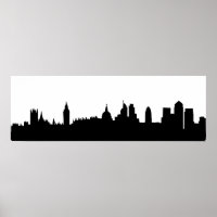 London Skyline Silhouette Cityscape