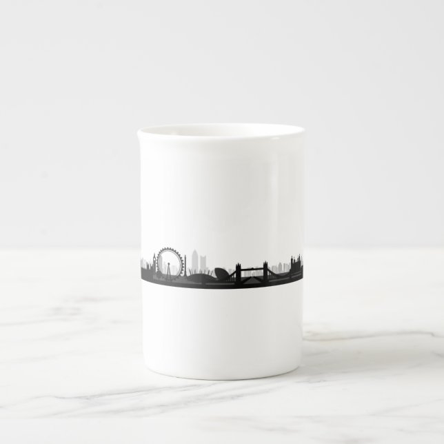London Skyline Themed Tea Tasse (Vorderseite)