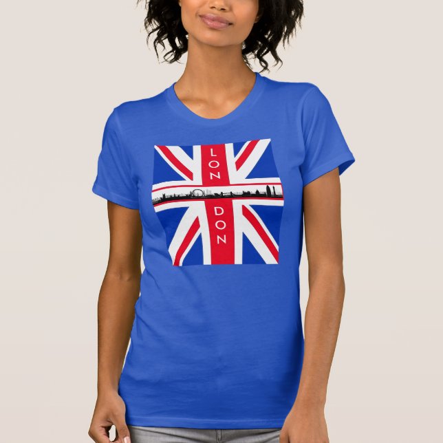 London Skyline Union Jack Shirt (Vorderseite)