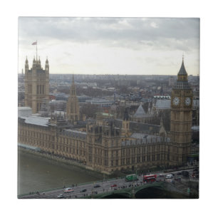 London Small (4,25" x 4,25") Keramik Foto Tile Fliese