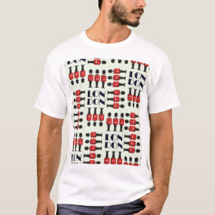 London, Soldaten, nahtloses Muster T-Shirt