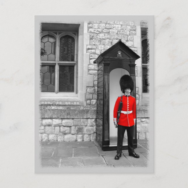 London Soldier Parade Postkarte (Vorderseite)
