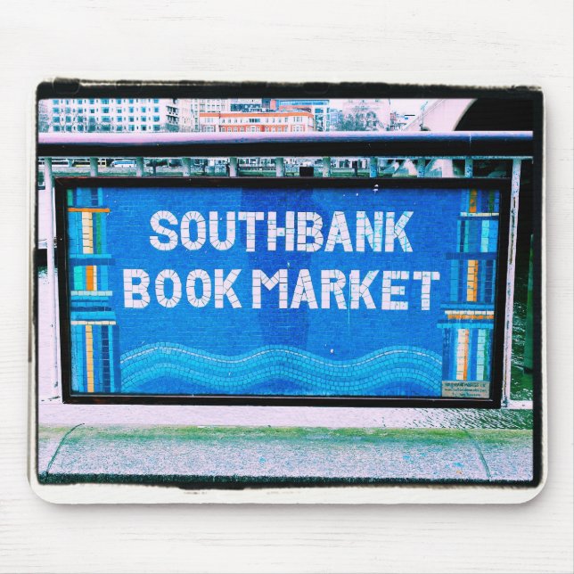 London Southbank Bookmarket Mousepad (Vorne)