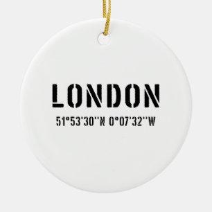 London Souvenir City Keramik Ornament