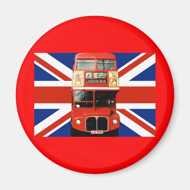 London Souvenir Kühlschrankmagnet 3 Magnet (Vorne)