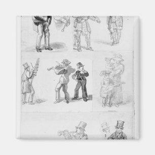 London-Straßen-Musiker Magnet