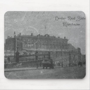 London-Straßen-Station, Manchester, c.1910 Mousepad