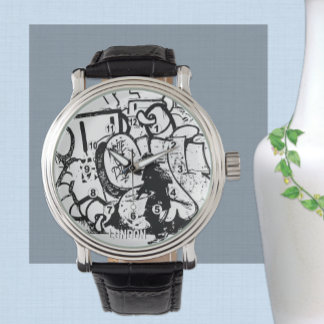 London Street Art Watch, Samurai, Creative Art Armbanduhr