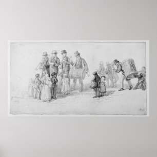London Street Band, 1839 Poster