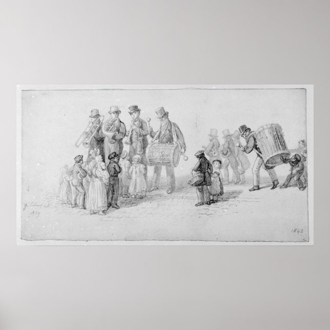 London Street Band, 1839 Poster (Vorne)
