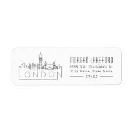 London Stylized Skyline |